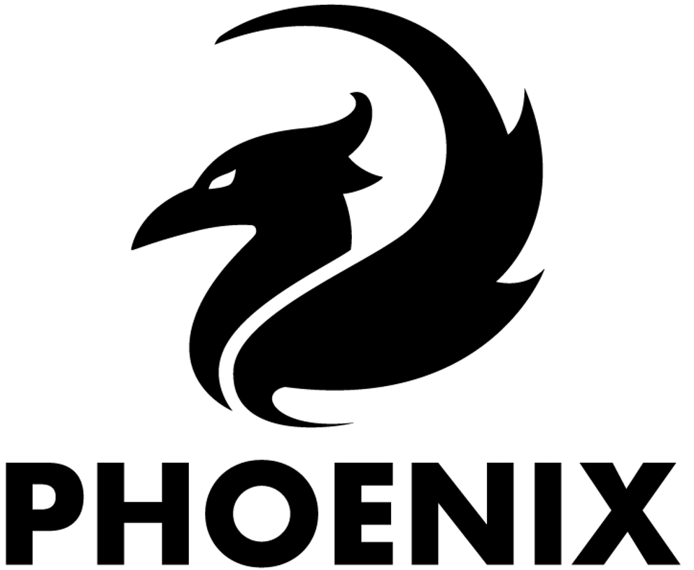 phoenix games black logo
